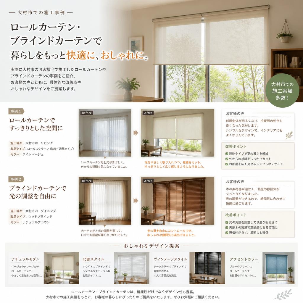 実績紹介：大村市の施工例
