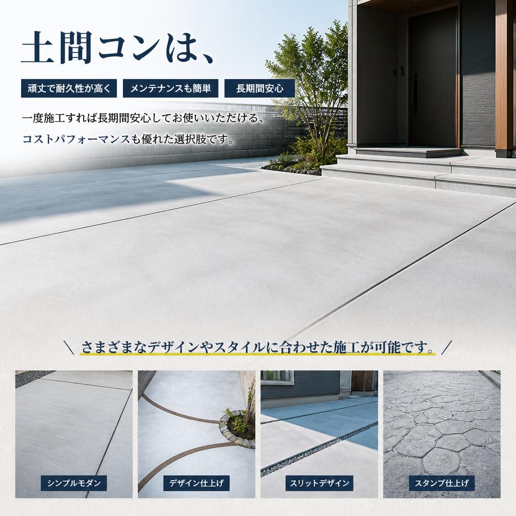 土間コン施工の魅力