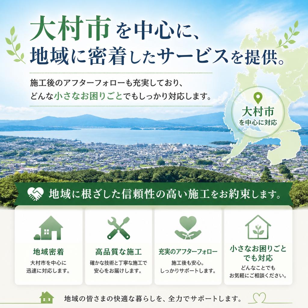 地域密着のサポート