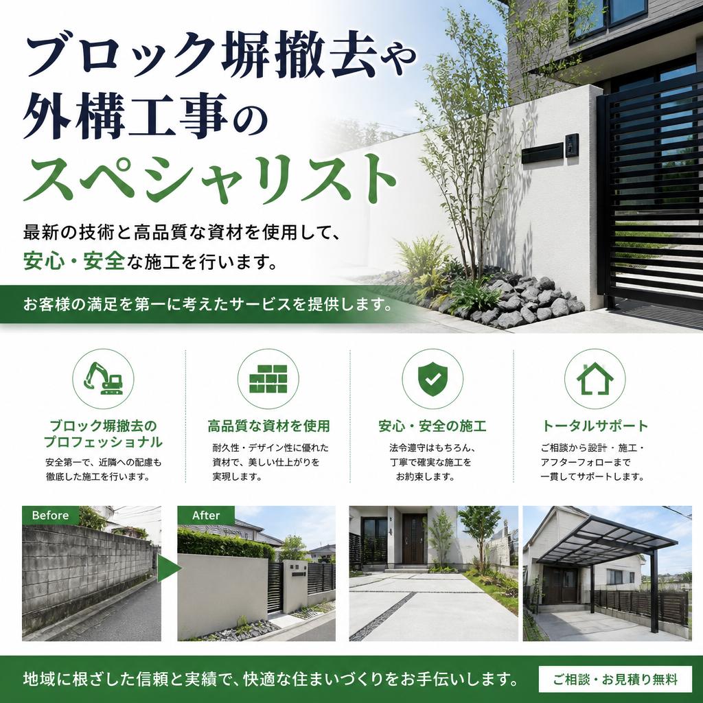 スペシャリストによる高品質な施工